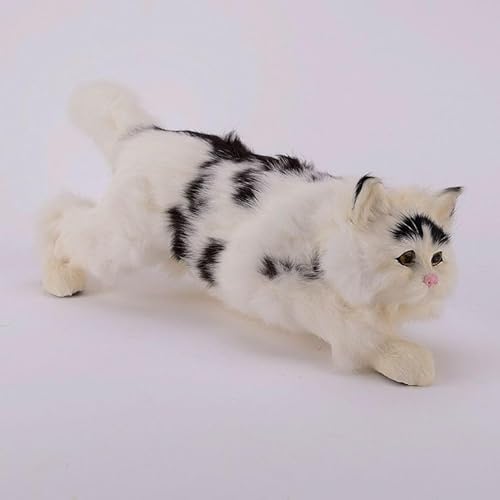 16,5" Realistische Figur, Herumstreunendes Modell, lebensechte Statue(White) von MZICXV