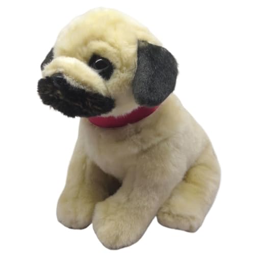 27 cm realistisches Mops-Plüschtier (Mops) von MZICXV