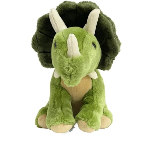 37 cm realistisches Triceratops-Plüschtier, weiche Dinosaurier-Kuscheltierpuppe, entzückendes Plüschgeschenk (Sterrholophus Marsh) von MZICXV