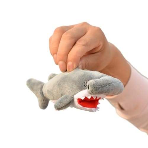 6" Hai-Plüschtier mit Magnet, süßer Hai-Kühlschrankmagnet, weiches und kuscheliges Meerestier-Plüschtier (Sphyrnidae) von MZICXV
