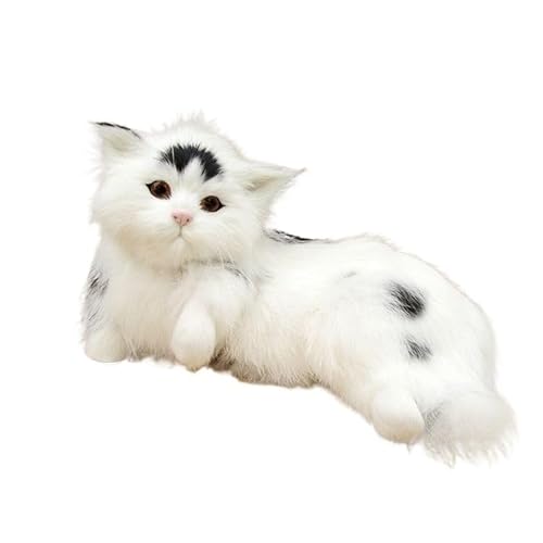 9,1" realistische Figur, süßes Kätzchen-Stofftier, lebensechtes Modell 9,1" realistische Figur, süßes Kätzchen-Stofftier, lebensechtes Modell von MZICXV
