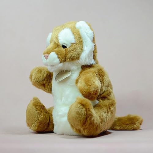 9,8" Tiger-Plüsch-Handpuppe, weiche gelbe Tigerpuppe for Geschichtenerzählen, süßes Tiger-Plüschtier 9,8" Tiger-Plüsch-Handpuppe, weiche gelbe Tigerpuppe for Geschichtenerzählen, süßes Tiger-Plüschtier von MZICXV