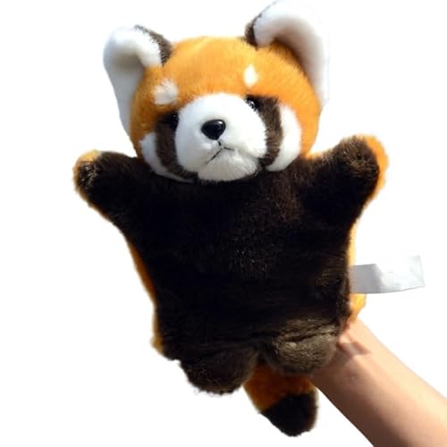 Entzückendes rotes Panda-Handpuppen-Plüschtier (Ailurus fulgens) von MZICXV