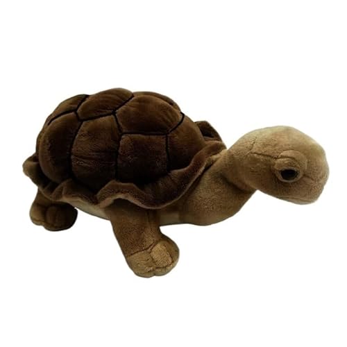 MZICXV 1" Realistisches Galapagos-Schildkröten-Plüschtier, weiches Landschildkröten-Plüschtier, Reptilienplüsch (Chelonoidis) von MZICXV
