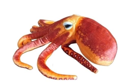 MZICXV 10,2" Realistisches Oktopus-Plüschtier, weiches Oktopus-Stofftier, Meerestier-Plüschkissen (Octopodidae)(50cm) von MZICXV