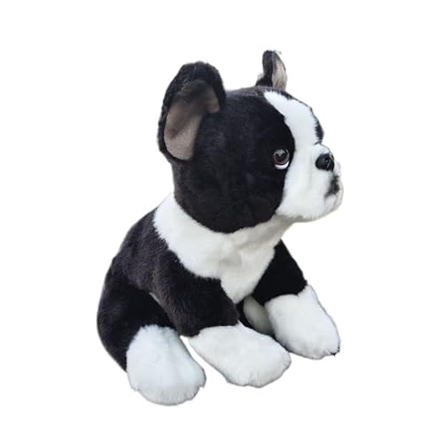 MZICXV 10" Bulldogge Plüschtier, Weicher Stoffwelpe, Realistisches Plüschtier MZICXV 10" Bulldogge Plüschtier, Weicher Stoffwelpe, Realistisches Plüschtier von MZICXV