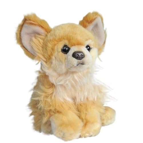 MZICXV 10" Realistisches Pomeranian Plüschtier, Flauschiges Kuscheltier, Süßer Welpe MZICXV 10" Realistisches Pomeranian Plüschtier, Flauschiges Kuscheltier, Süßer Welpe von MZICXV