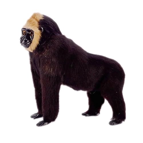 MZICXV 11,4" realistische Gorilla-Figur, schwarzes Affenmodell, lebensechtes Wildtierspielzeug (Gorilla) von MZICXV