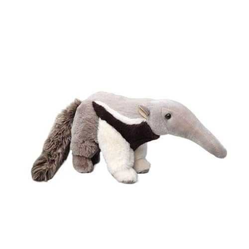 MZICXV 11,8" Ameisenbär-Plüschtier, realistischer ausgestopfter Ameisenbär, weiches und kuscheliges Wildtier-Plüschtier (Vermilingua) von MZICXV