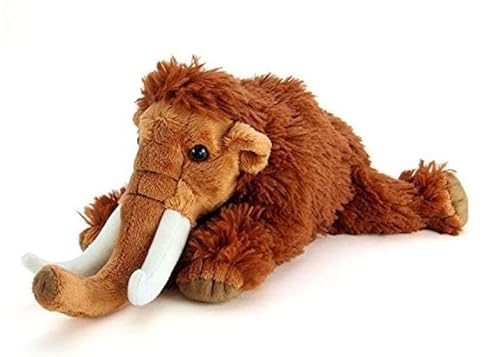 MZICXV 11,8" Realistisches Mammut-Plüschtier, weiches Wollmammut-Stofftier, prähistorisches Tierplüsch(Get Down) von MZICXV