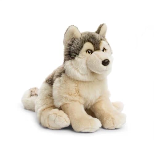 MZICXV 11,8" Realistisches Plüschtier Grauer Wolf, Weiches Wolfs-Stofftier, Wildtier-Plüsch MZICXV 11,8" Realistisches Plüschtier Grauer Wolf, Weiches Wolfs-Stofftier, Wildtier-Plüsch von MZICXV