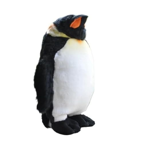 MZICXV 11,8" realistisches Kaiserpinguin-Plüschtier, weiches Pinguin-Stofftier, Antarktis-Vogelplüsch (Spheniscidae) von MZICXV