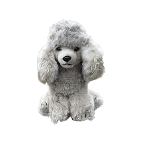 MZICXV 11" Graues Pudel Plüschtier, Weicher Kuschelhund, Realistische Hunderasse Plüschtier Geschenke MZICXV 11" Graues Pudel Plüschtier, Weicher Kuschelhund, Realistische Hunderasse Plüschtier Geschenke von MZICXV