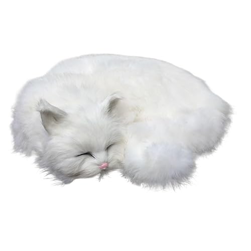 MZICXV 12,2" Realistische Schlaffigur, Kunststatue, leichtes Wohndekor(White) von MZICXV