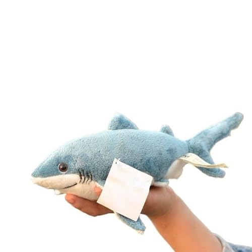 MZICXV 12" Realistisches Hai-Plüschtier, weiches Kuscheltier, waschbares Meerestier-Plüschtier von MZICXV