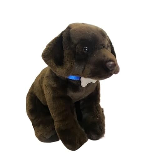 MZICXV 13,8" Realistisches braunes Labrador Retriever-Plüschtier, weiches Labor-Stofftier, süßer Welpe-Plüsch MZICXV 13,8" Realistisches braunes Labrador Retriever-Plüschtier, weiches Labor-Stofftier, süßer Welpe-Plüsch von MZICXV