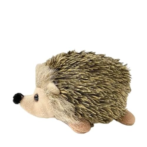 MZICXV 14 cm realistisches Igel-Plüschtier, weiche kleine Igel-Stofftierpuppe (Erinaceus) von MZICXV