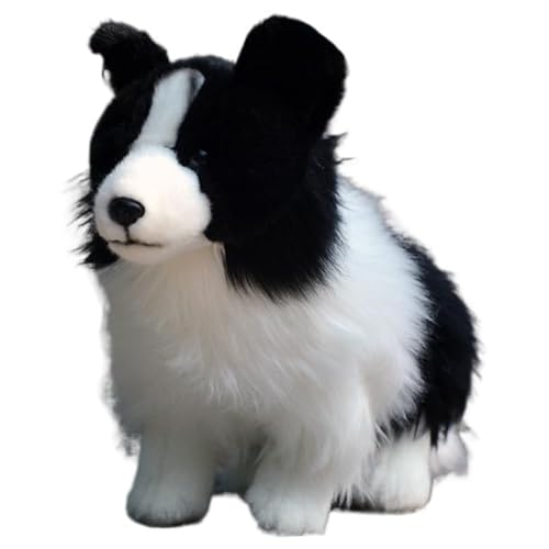 MZICXV 15,7" Border Collie Plüschtier, realistischer ausgestopfter Border Collie Hund, weiches und kuscheliges Plüschwelpen MZICXV 15,7" Border Collie Plüschtier, realistischer ausgestopfter Border Collie Hund, weiches und kuscheliges Plüschwelpen von MZICXV