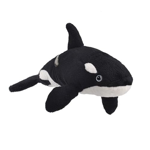 MZICXV 15,7" Superweiches Orca-Plüschtier, realistisches Killerwal-Plüschtier, Meerestier-Plüsch (Orcinus orca) von MZICXV