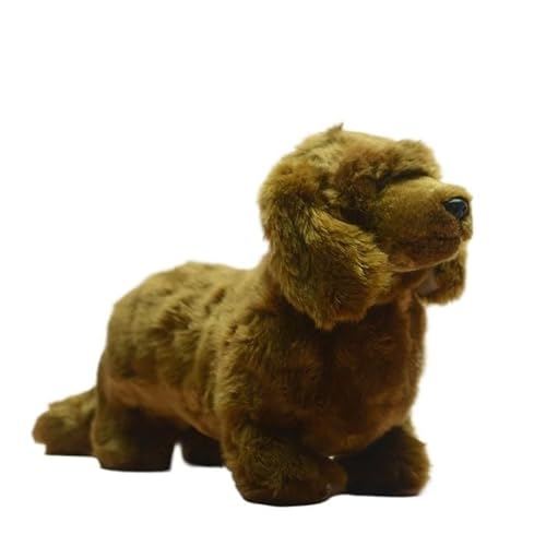 MZICXV 15" Dunkelbraunes Dackel-Plüschtier, weiches Wiener Hundeplüschtier MZICXV 15" Dunkelbraunes Dackel-Plüschtier, weiches Wiener Hundeplüschtier von MZICXV