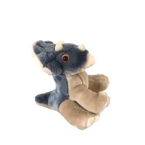 MZICXV 15 cm Simulation PP Baumwolle Antikes Tier Triceratops Plüschtier Weich und süß Früherziehung Geschenk Heimdekoration MZICXV 15 cm Simulation PP Baumwolle Antikes Tier Triceratops Plüschtier Weich und süß Früherziehung Geschenk Heimdekoration von MZICXV