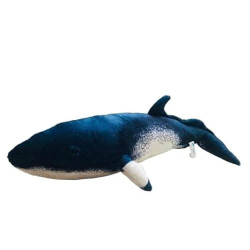 MZICXV 19.7" Realistic Sperm Whale Plush Toy, Ocean Animal Stuffed Animal, Whale Plush(Physeter macrocephalus) von MZICXV