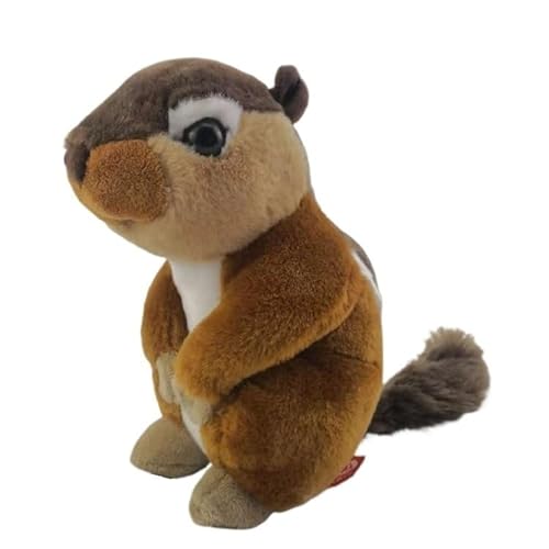 MZICXV 20 cm Simulierte Tier Eichhörnchen Chipmunk Plüsch Puppe Weich Und Niedlich 's Früherziehung Geschenk Hause Dekoration MZICXV 20 cm Simulierte Tier Eichhörnchen Chipmunk Plüsch Puppe Weich Und Niedlich 's Früherziehung Geschenk Hause Dekoration von MZICXV