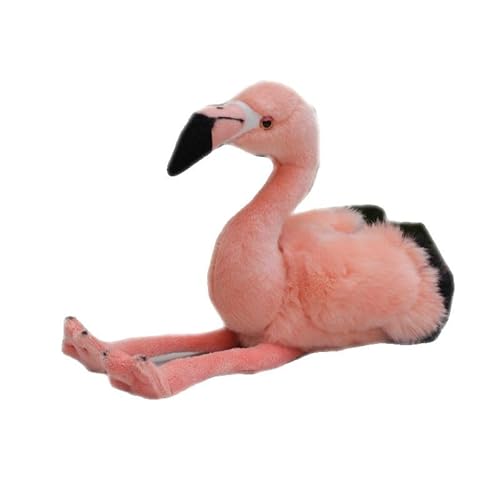 MZICXV 20 cm süßes Flamingo-Plüschtier, realistisches Vogel-Plüschtier (Phoenicopteridae) von MZICXV