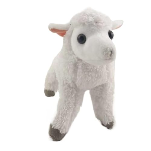 MZICXV 20cm Simulation PP Baumwolle Tier Schaf Plüsch Puppe Weiche Nette der Früherziehung Geschenk Wohnmöbel von MZICXV