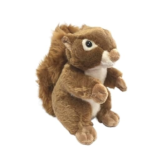 MZICXV 25 cm Simulation PP Baumwolle Tier Streifenhörnchen Eichhörnchen Plüsch Puppe verliert kein Haar Weich und süß Frühe Bildung Geschenk Home Dekoration von MZICXV