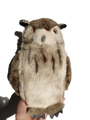 MZICXV 25 cm realistisches Plüschtier Eule, weiche Tierpuppe, süßes Eulengeschenk MZICXV 25 cm realistisches Plüschtier Eule, weiche Tierpuppe, süßes Eulengeschenk von MZICXV