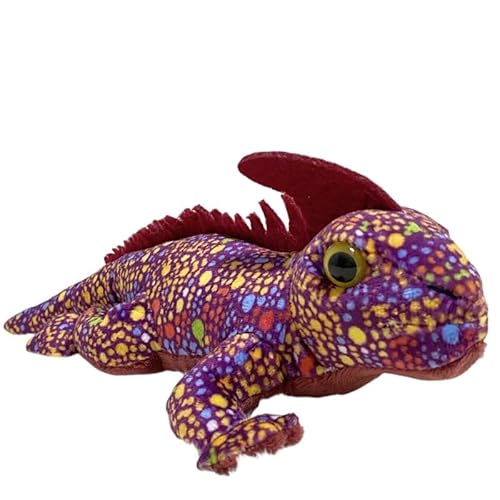 MZICXV 26 cm realistisches Chamäleon-Plüschtier, weiche Eidechsen-Stofftierpuppe, entzückendes Plüschgeschenk (Chamaeleonidae) von MZICXV