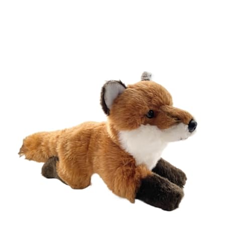 MZICXV 29 cm realistisches Plüschtier Rotfuchs, weiche Fuchs-Kuscheltierpuppe, entzückendes Plüschgeschenk MZICXV 29 cm realistisches Plüschtier Rotfuchs, weiche Fuchs-Kuscheltierpuppe, entzückendes Plüschgeschenk von MZICXV