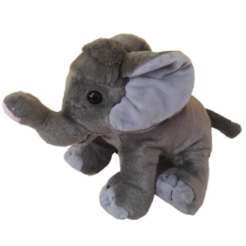 MZICXV 30 cm Simulation PP Baumwolle Tier Grau Elefant Plüsch Spielzeug Weich Und Niedlich Früherziehung Geschenk Wohnmöbel MZICXV 30 cm Simulation PP Baumwolle Tier Grau Elefant Plüsch Spielzeug Weich Und Niedlich Früherziehung Geschenk Wohnmöbel von MZICXV