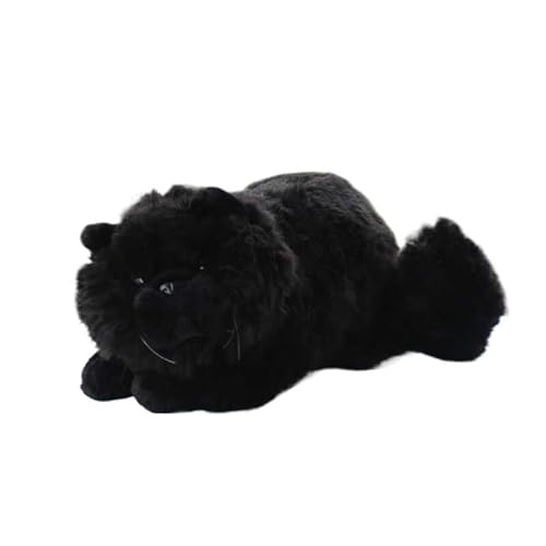 MZICXV 30CM realistisches Plüschtier, Chinchilla-Stofftier, süße Himalaya-Puppe(Black) von MZICXV