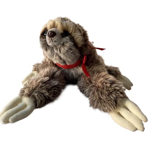 MZICXV 33 cm realistisches Faultier-Plüschtier, weiche Faultier-Kuscheltierpuppe, entzückendes Plüschgeschenk MZICXV 33 cm realistisches Faultier-Plüschtier, weiche Faultier-Kuscheltierpuppe, entzückendes Plüschgeschenk von MZICXV