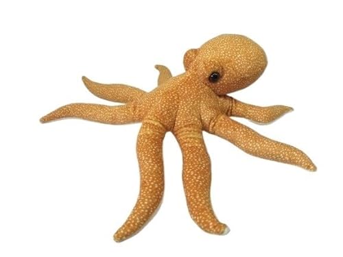 MZICXV 33 cm realistisches Oktopus-Plüschtier, ausgestopftes Meerestier (Octopus vulgaris) von MZICXV
