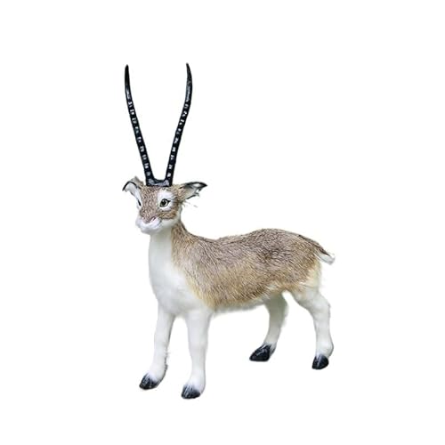 MZICXV 40 cm realistische Antilopenfigur, handgefertigtes Kunstfell/Leder und hohler Polyethylenkern, Heimdekoration MZICXV 40 cm realistische Antilopenfigur, handgefertigtes Kunstfell/Leder und hohler Polyethylenkern, Heimdekoration von MZICXV