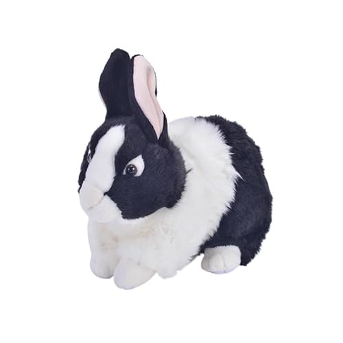 MZICXV 47 cm süßes Häschen-Plüschtier, lebensechtes Stofftier(Black) von MZICXV