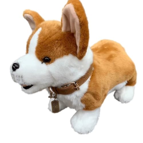 MZICXV 50 cm realistisches Corgi-Plüschtier, weiche ausgestopfte Hundepuppe MZICXV 50 cm realistisches Corgi-Plüschtier, weiche ausgestopfte Hundepuppe von MZICXV