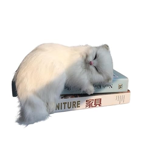 MZICXV 7,5" Realistische Schlaffigur, Kunststatue, Wohndekoration, Geschenk for Liebhaber(White) von MZICXV