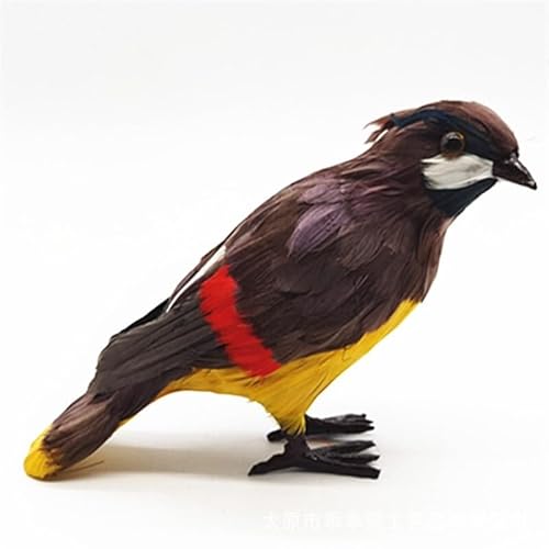 MZICXV 7,9" Realistische Vogelfigur, Federvogel-Ornament, handgefertigtes Vogeldekor MZICXV 7,9" Realistische Vogelfigur, Federvogel-Ornament, handgefertigtes Vogeldekor von MZICXV