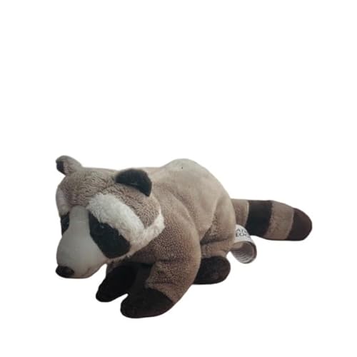 MZICXV 7.9" Realistic Raccoon Plush Toy, Stuffed Raccoon Animal, Wildlife Plush with Striped Tail(Procyon lotor) von MZICXV