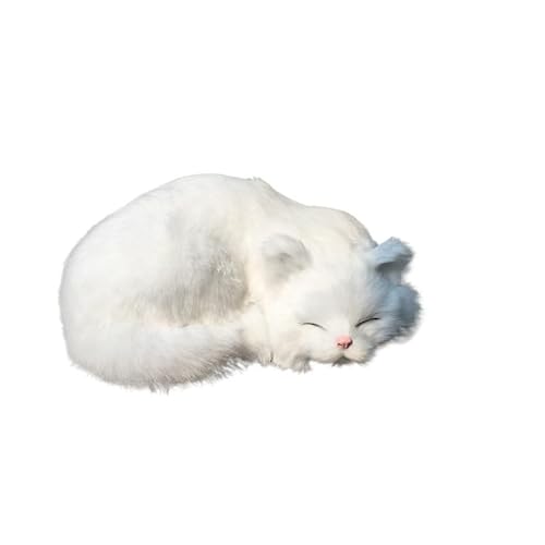 MZICXV 8,3" Realistische Schlaffigur, Kunststatue, Schreibtischdekoration, Geschenk for Liebhaber(White 21cm*17cm) von MZICXV