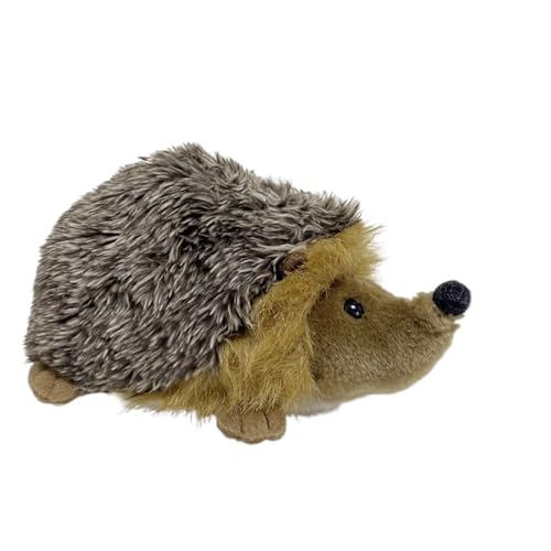 MZICXV 8,7" Realistisches Igel-Plüschtier, weiches Igel-Stofftier (Erinaceus)(Grey) von MZICXV