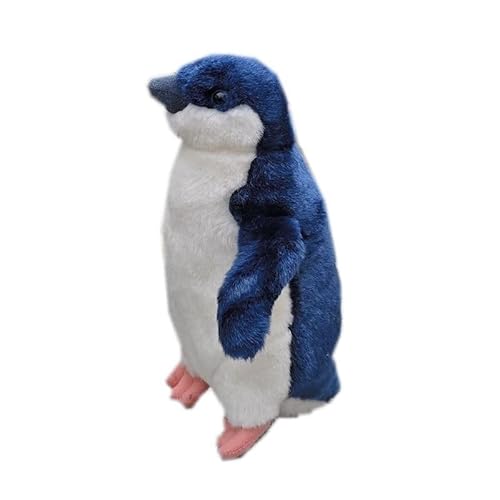 MZICXV 8" Kleines blaues Pinguin-Plüschtier, realistischer ausgestopfter Pinguin, weiches und kuscheliges Pinguin-Plüschtier (Eudyptula Minor) von MZICXV