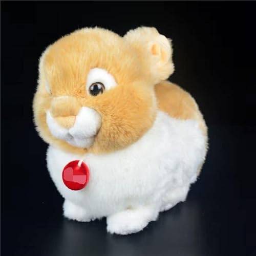 MZICXV 8" Realistisches Lop Kaninchen Plüschtier, Süßes Kuschelhasen Plüschtier, Weiches Tierplüsch(25cm Large) von MZICXV