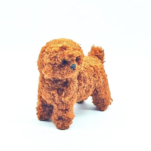 MZICXV 9,4" Realistische Bärenhundefigur, Kunstpudelwelpenstatue, handgefertigtes Tiermodell MZICXV 9,4" Realistische Bärenhundefigur, Kunstpudelwelpenstatue, handgefertigtes Tiermodell von MZICXV