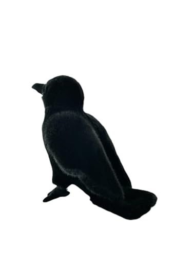 MZICXV 9,4" Realistisches Krähen-Plüschtier, weiches schwarzes Vogel-Stofftier, rabenähnliches Plüsch von MZICXV