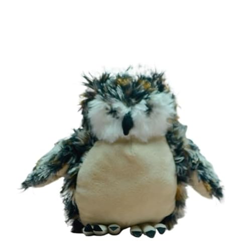 MZICXV 9,4" Stehendes Eulen-Plüschtier, weiche ausgestopfte Eule mit Flügeln, realistisches Vogel-Plüschtier (Otus lettia) von MZICXV